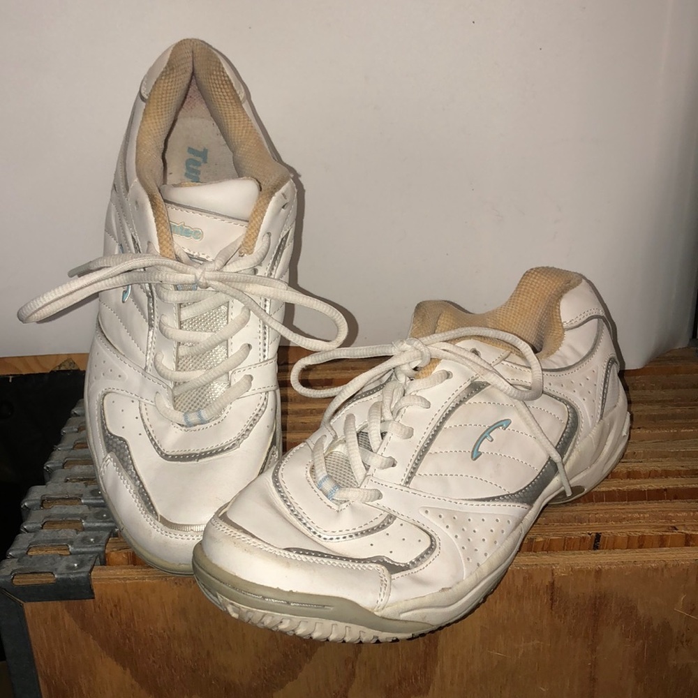 Turntec White Vintage athletic Sneaker US10